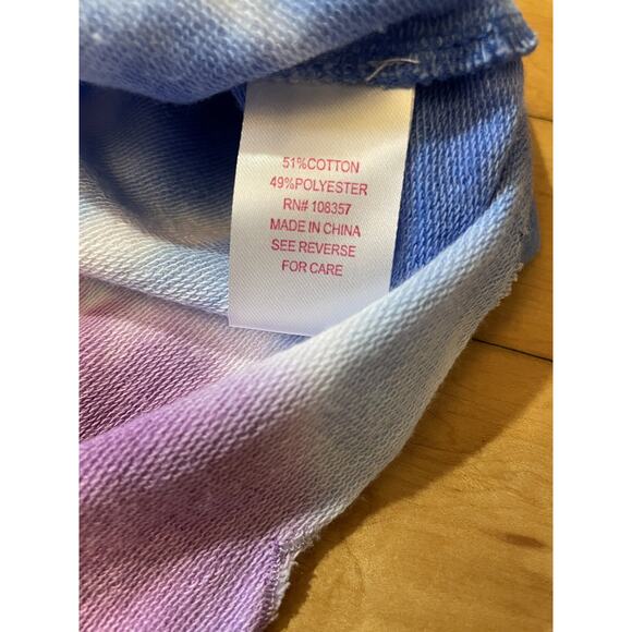 Design History Tie Dye Cropped Sweatshirt - Picture 4 of 5